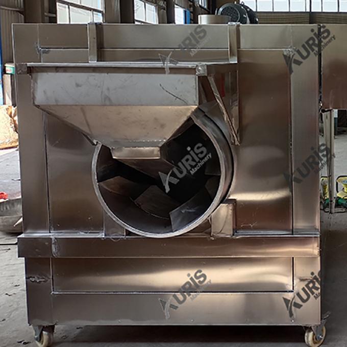 Café Bean Baking Machine de Bean Roaster 200kg/H 24kw do café do gás 7