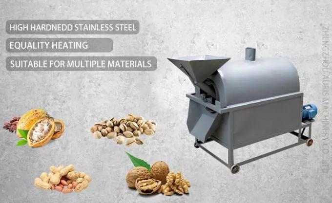 Máquina de ritmos seca industrial comercial de Bean Peanut Coffee Bean Roaster do cacau
