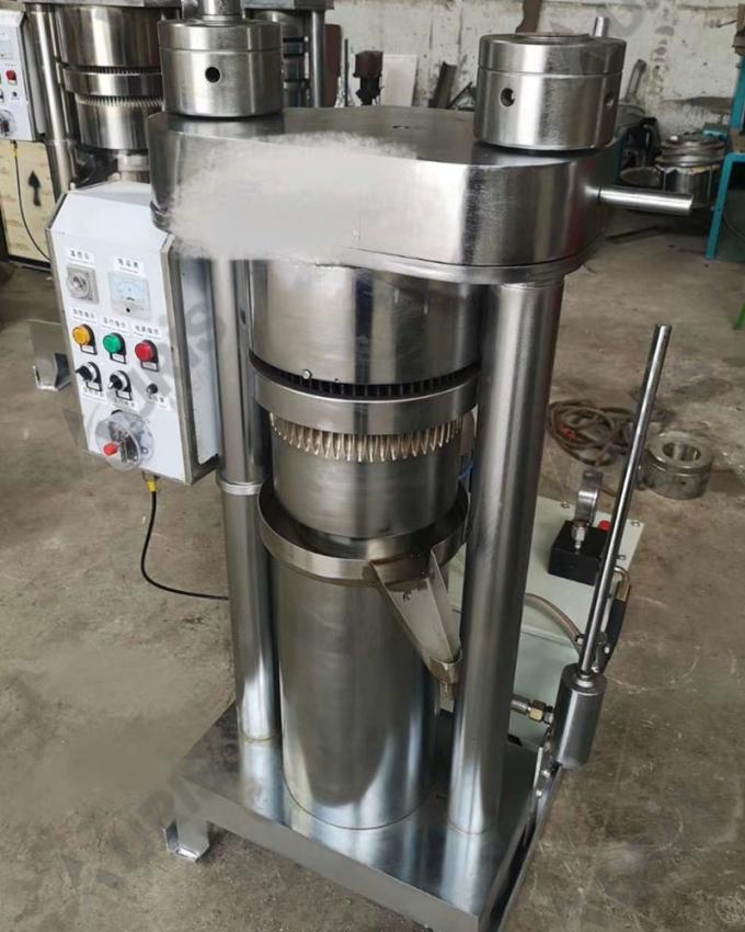 Óleo de semente hidráulico vertical do girassol da semente do chá da noz do sésamo da recuperação alta do óleo que expulsa pressionando o expulsor que faz o equipamento