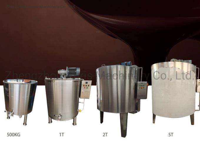 Máquina de derretimento 500L do chocolate da máquina da fatura de chocolate