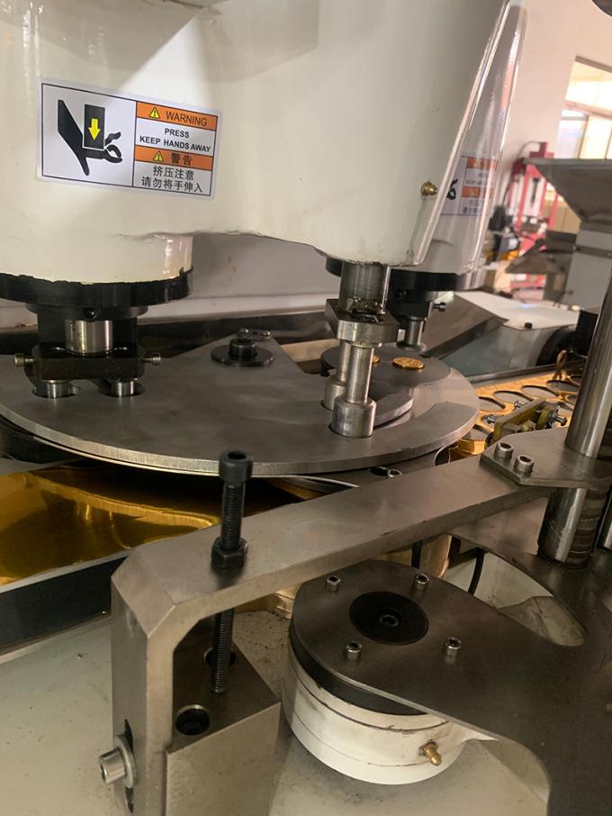 Máquina de embalagem 160pcs do chocolate de Auris Min Coin Chocolate Wrapping Machine 1