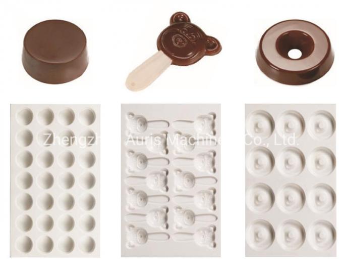 Chocolate de derretimento da máquina do chocolate comercial de Industial 15L 60L que modera o equipamento 10