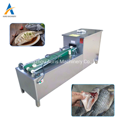 Máquinas de processamento dos peixes 1PCS/S que abrem a máquina de corte da fatia de peixes da barriga