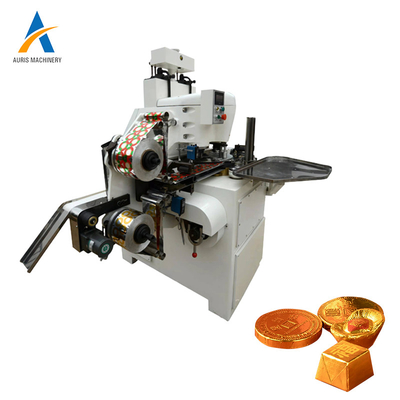 Máquina da fatura de chocolate da máquina de envolvimento do chocolate da moeda de ouro máquina de embalagem totalmente automático da eficiência elevada
