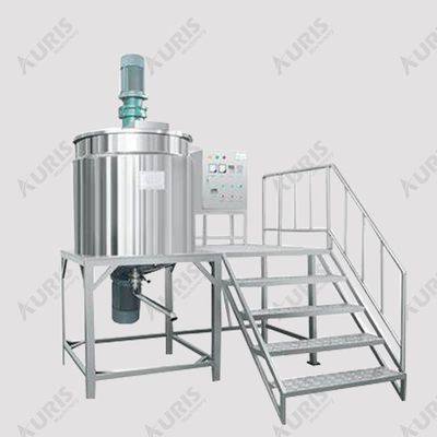 máquina de aço inoxidável do misturador do vácuo 304ss que enche a máquina de emulsão da carne