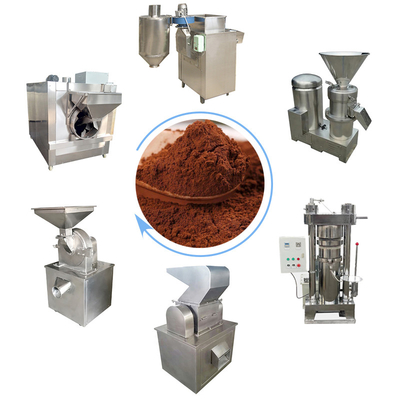 Máquina de processamento do pó de cacau de Auris Bean To Bar Chocolate Machine 300kg H