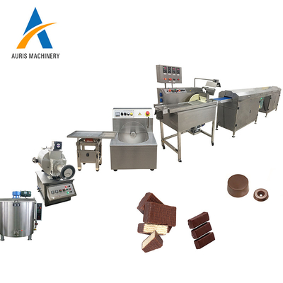 Linha de produção totalmente automático da barra de chocolate de 200kg H que mói o petisco de Peeler