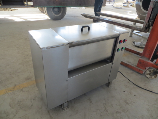 carne de salsicha da máquina 100kg/Time do misturador do cortador 75rpm que enche o misturador