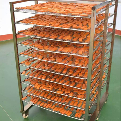 O bacon de fumo do grupo do forno 30kg 304 da carne de aço inoxidável secou a casa do fumo da salsicha