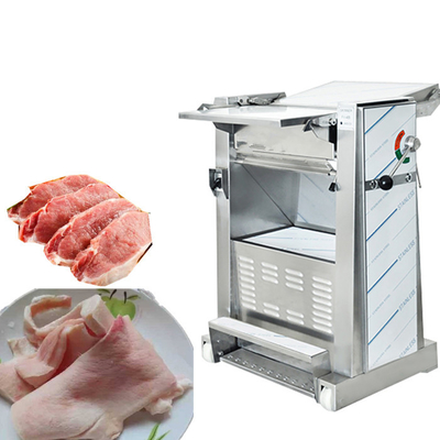 máquina de casca gorda automática da pele da carne de porco da máquina de corte da carne de porco 750w