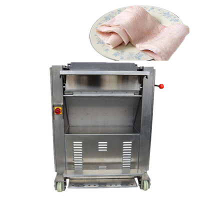 0,75 da carne de corte quilowatts da pele Chopper Pork Skin Peeling Machine da máquina