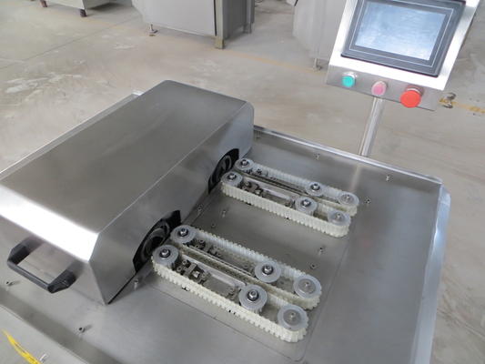 As linhas dobro da máquina do fio de emperramento da salsicha do PLC empacotam a máquina de emperramento da salsicha