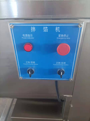Linha de produção industrial maquinaria da salsicha da máquina 304ss do misturador da carne