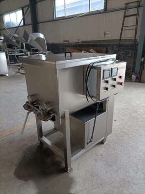 Linha de produção industrial maquinaria da salsicha da máquina 304ss do misturador da carne