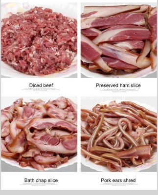 Máquinas de processamento congeladas Digger Shaver Fish Slicer Machine da carne da carne de porco