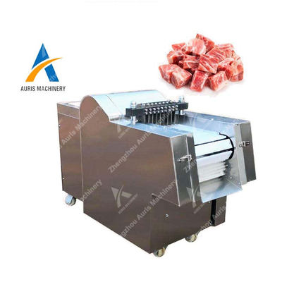máquina de corte em cubos congelada 1.5kw do cortador do cubo da galinha da máquina 300kg/H da carne
