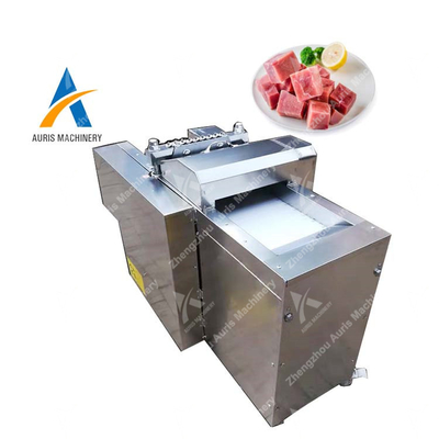 máquina de corte em cubos congelada 1.5kw do cortador do cubo da galinha da máquina 300kg/H da carne