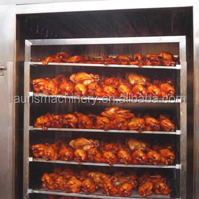 forno do fumeiro da salsicha da máquina 100kg/H do fumador da carne de 100kg Bacth