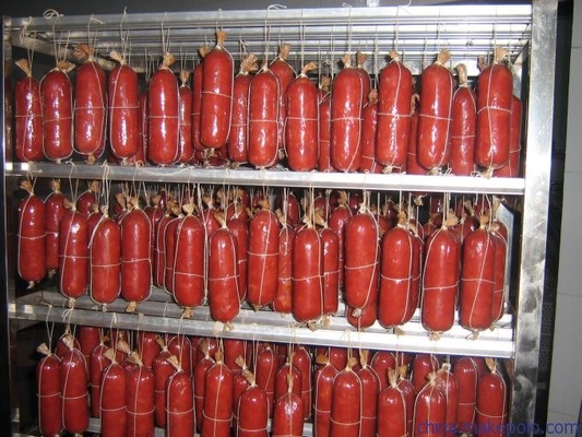 forno do fumeiro da salsicha da máquina 100kg/H do fumador da carne de 100kg Bacth