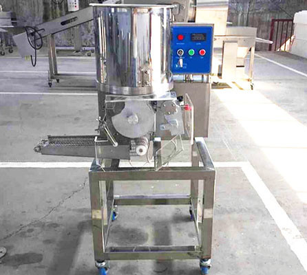 Hamburguer comercial pequeno de Patty Machine Chicken 2100PCS/H do hamburguer que faz a máquina