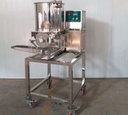 Hamburguer comercial pequeno de Patty Machine Chicken 2100PCS/H do hamburguer que faz a máquina