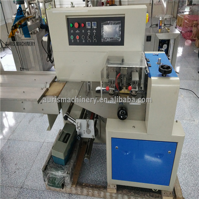 Do Mooncake automático da máquina do acondicionamento de alimentos dos pirulitos máquina de embalagem horizontal do descanso