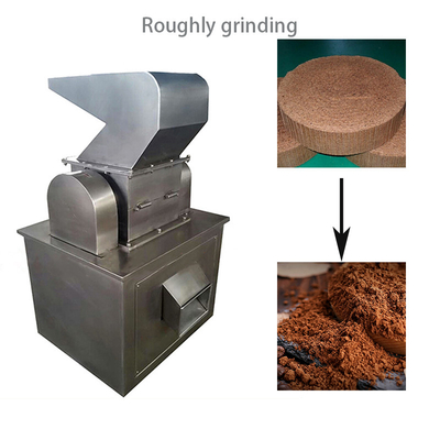 linha de produção do pó de cacau de 24kw Bean To Bar Chocolate Machine 200kg