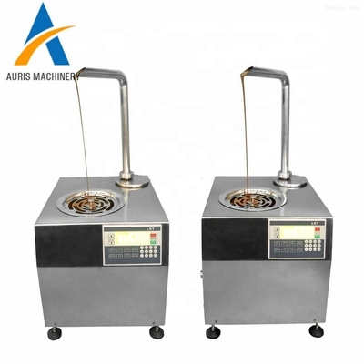 máquina de venda quente do dipper da fatura de chocolate do preto pequeno automático completo do ajustador da temperatura do chocolate para lojas da sobremesa