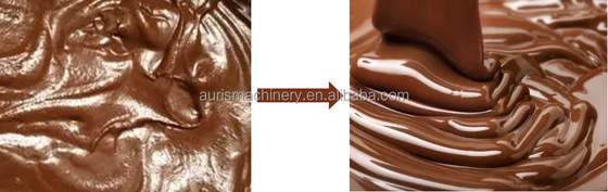refinador elétrico do Conche do chocolate da máquina da fatura de chocolate do fabricante do petisco do chocolate de 500L 1000L
