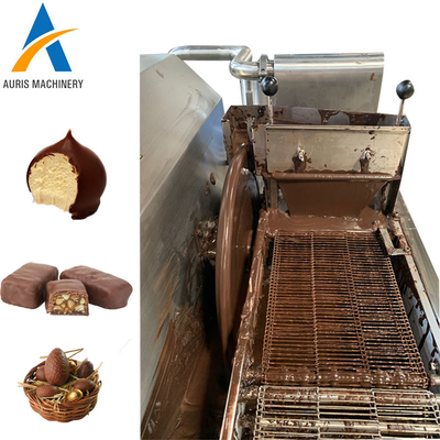 Máquina automática completa da fatura de chocolate 250 500 chocolate contínuo modelo que modera a máquina