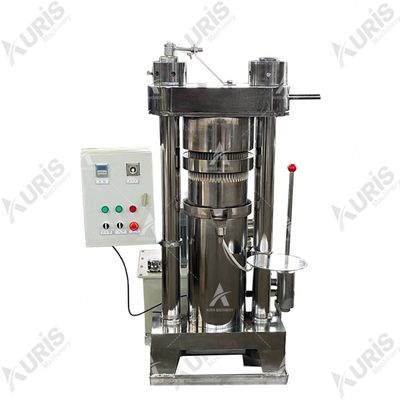 O chá vertical da noz da máquina de pressão do óleo hidráulico do sésamo vê expulsar do girassol