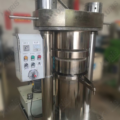 O chá vertical da noz da máquina de pressão do óleo hidráulico do sésamo vê expulsar do girassol