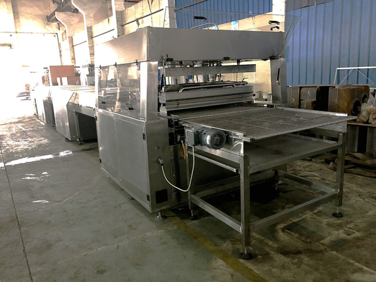 Sss304 Máquina automática de revestimento de chocolate Túnel de resfriamento de doces Enrober