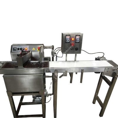 revestimento da máquina da fatura de chocolate de 15kg 30kg 60kg que cobre a máquina para cookies de Waffer