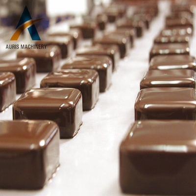 revestimento da máquina da fatura de chocolate de 15kg 30kg 60kg que cobre a máquina para cookies de Waffer