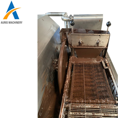 máquina de molde do chocolate dos 10m/Min Chocolate Tempering Machine Enrobing 304ss