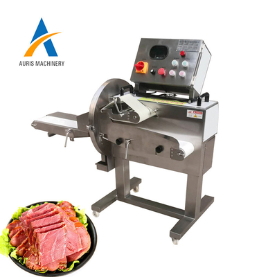 Cortador espasmódico de corte em cubos cozinhado do peito de frango da máquina de corte da carne 0,77 quilowatts