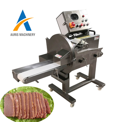 Cortador espasmódico de corte em cubos cozinhado do peito de frango da máquina de corte da carne 0,77 quilowatts