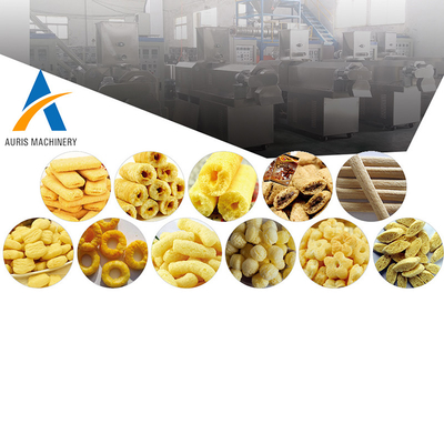 O núcleo do sanduíche da manteiga de amendoim do doce do chocolate encheu a linha de produção alimentar soprada biscoito equipamento do petisco do arroz de processamento