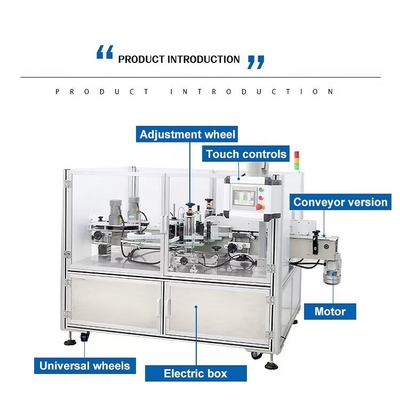 As etiquetas cosméticas da anti etiqueta automática da etiqueta da calcadeira máquina a máquina de etiquetas adesiva da caixa do aplicador