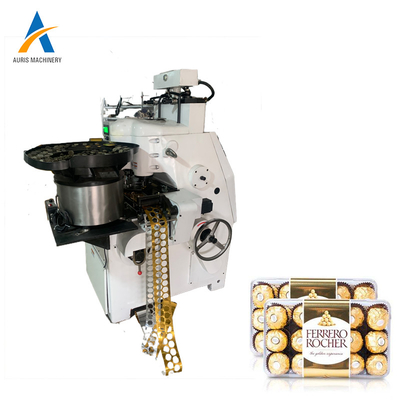 Máquina da fatura de chocolate da máquina de envolvimento do chocolate da moeda de ouro máquina de embalagem totalmente automático da eficiência elevada