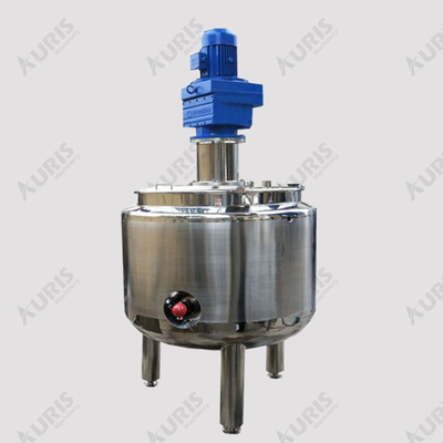 máquina de aço inoxidável do misturador do vácuo 304ss que enche a máquina de emulsão da carne
